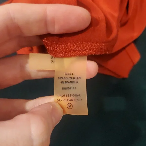 Calvin Klein Burnt orange business dress - Picture 4 of 4